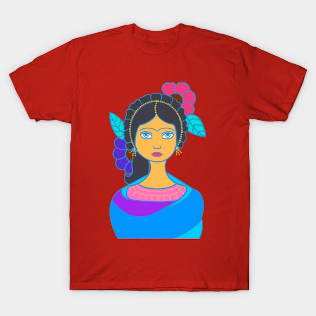 Flower Girl T-Shirt by EV Visuals